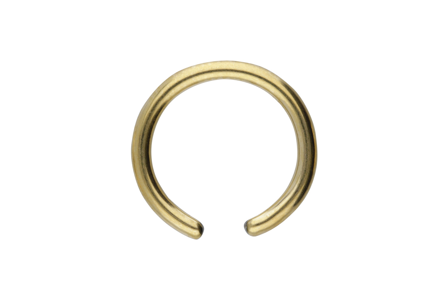 Titan Klemmkugelring Piercing ohne Kugel